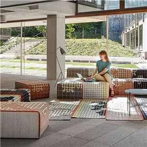 Pouf Small Bandas A Pink GAN
