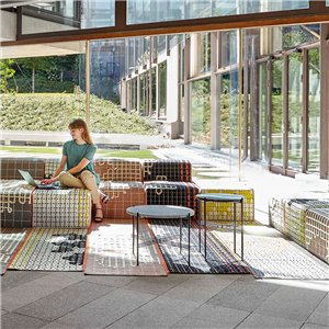Pouf Small Bandas C Yellow GAN