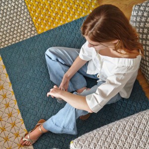 Alfombra Silai Blue GAN