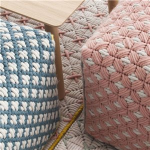 Pouf Small Silai Rose GAN