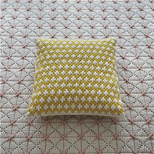 Cojín Silai cuadrado Yellow-yellow GAN