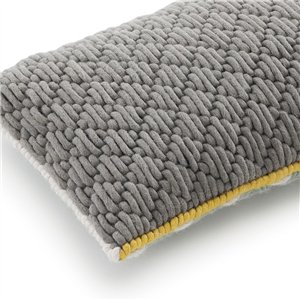 Cojín Silai rectangular Celadon-light grey GAN