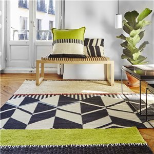 Alfombra Rustic Chic Geo Pistachio GAN