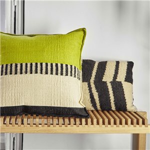 Cojín Rustic Chic Geo Black & White 70x40 GAN