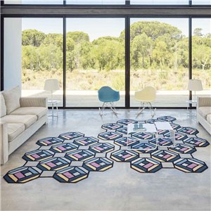 Alfombra Parquet Tetragon GAN