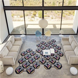 Alfombra Parquet Tetragon GAN