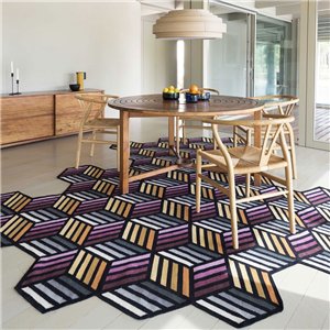 Alfombra Parquet Hexagon GAN