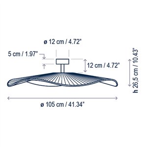 Aplique de techo Mediterrània PF/105 Outdoor Bover