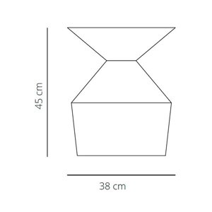 Mesa auxiliar Shape Viccarbe