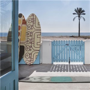 Alfombra Surf Malibú Mediterráneo GAN