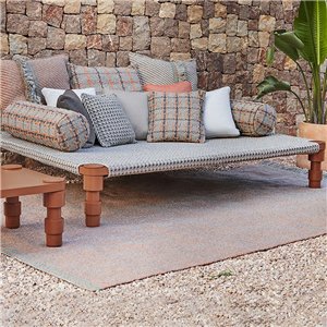 Alfombra Garden Layers Diagonal almond-peach GAN