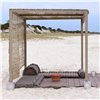 Colchoneta Small Garden Layers Gofre terracotta GAN