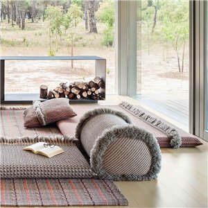 Colchoneta Big Garden Layers Tartan terracotta GAN