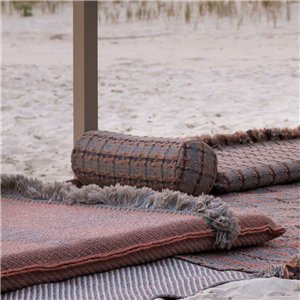 Rulo Small Garden Layers Checks terracotta GAN