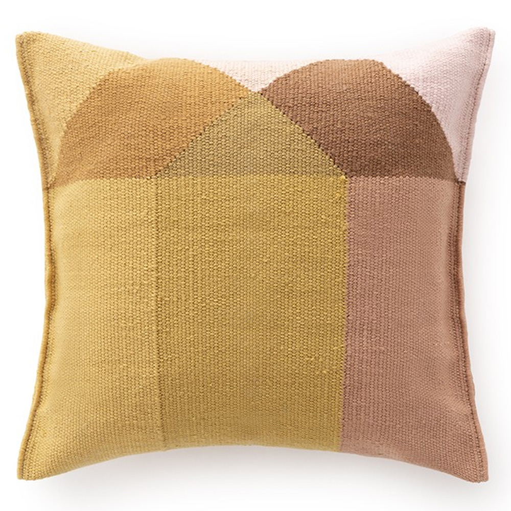 Cojín Diamond Pink-Yellow cuadrado GAN