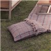 Cojín Big Garden Layers Tartan terracotta GAN