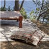 Cojín Big Garden Layers Tartan terracotta GAN