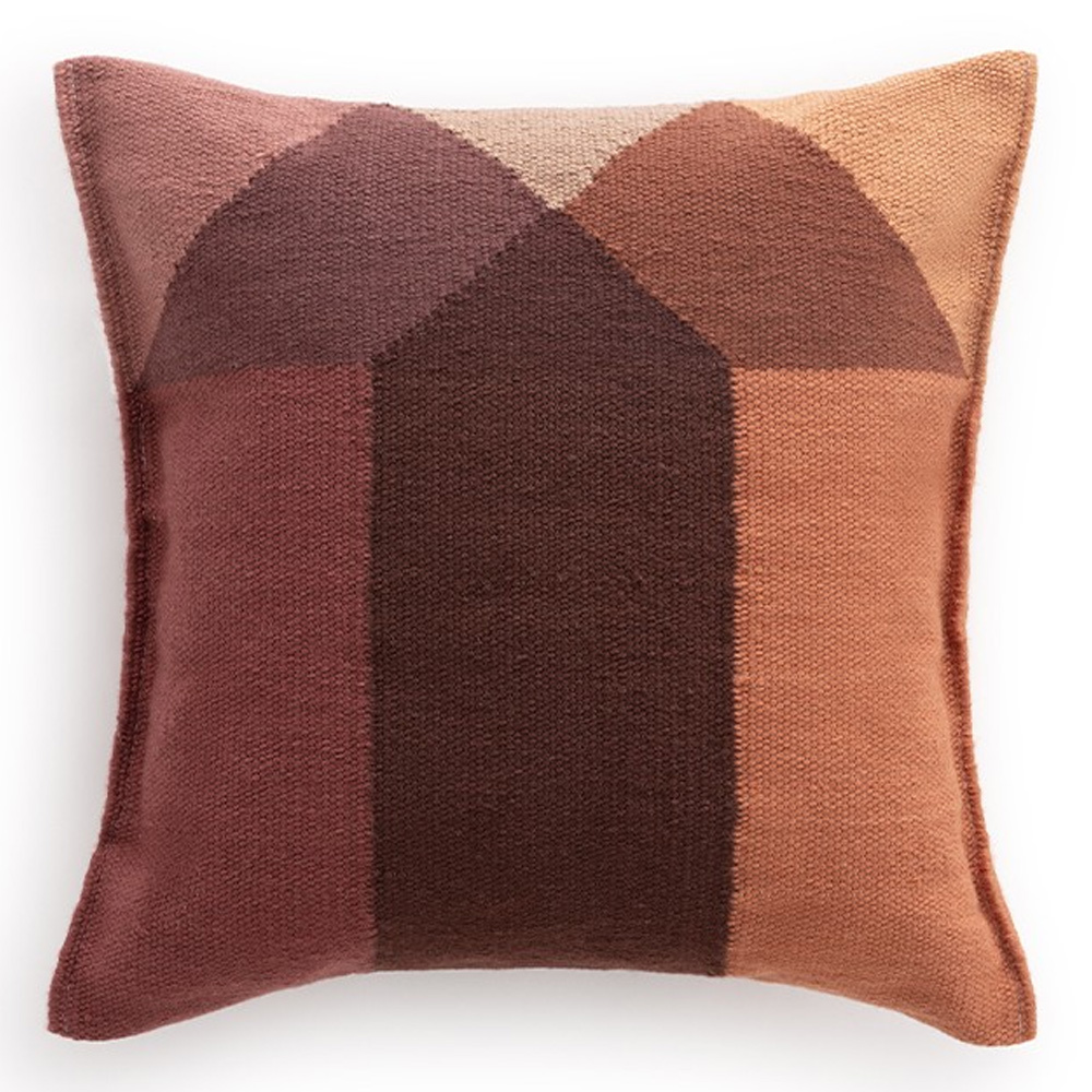 Cojín Diamond Orange-Wine cuadrado GAN