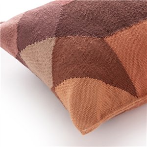 Cojín Diamond Orange-Wine cuadrado GAN