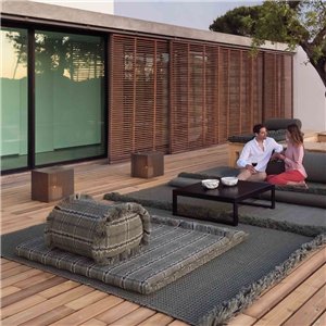 Colchoneta Big Garden Layers Tartan green GAN