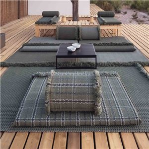 Colchoneta Big Garden Layers Diagonal aloe-grey GAN