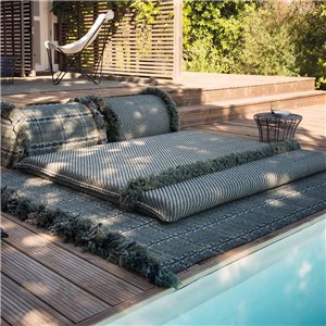 Colchoneta Big Garden Layers Diagonal aloe-opal GAN