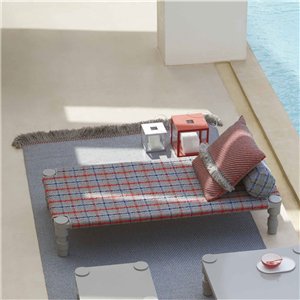 Alfombra Garden Layers Diagonal almond-blue GAN
