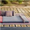 Colchoneta Big Garden Layers Diagonal almond-blue GAN