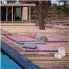 Colchoneta Big Garden Layers Diagonal almond-red GAN