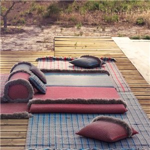 Colchoneta Big Garden Layers Diagonal almond-red GAN