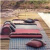 Colchoneta Big Garden Layers Diagonal almond-red GAN