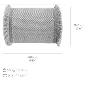Rulo Big Garden Layers Diagonal aloe-grey GAN