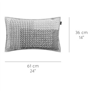 Cojín Canevas Geo Grey rectangular GAN
