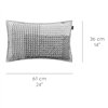 Cojín Canevas Geo Grey rectangular GAN