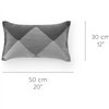 Cojín Diamond Orange-Wine rectangular GAN