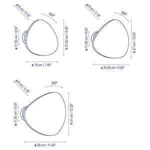 Aplique de pared Tria Bover
