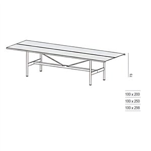 Mesa Zinco madera Desalto