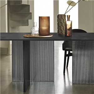 Mesa rectangular Big Wave Ecomalta Fiam