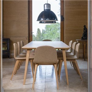 Mesa comedor Bob roble Ondarreta