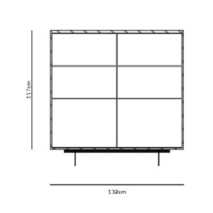Aparador Aura open frame Treku