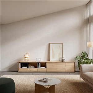 Mueble bajo Aura con forro abierto Treku