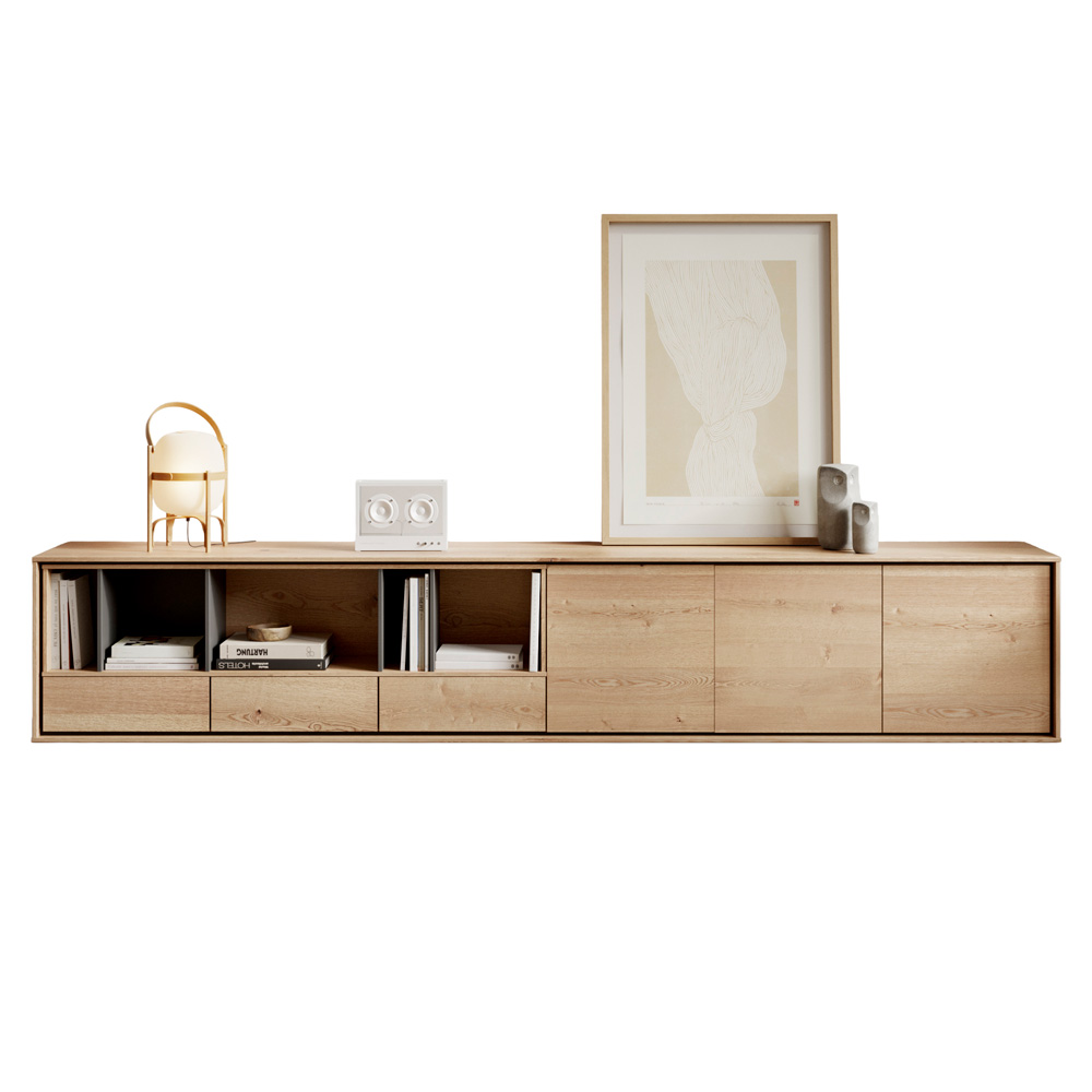 Mueble bajo Aura con forro abierto Treku