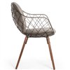 Silla Piña Tapizada Madera Magis