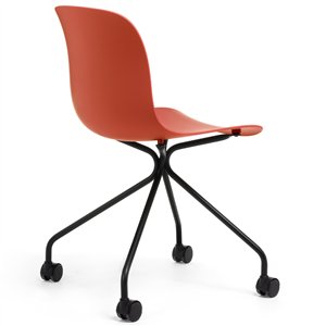 Silla Troy Star Polipropileno Ruedas Magis