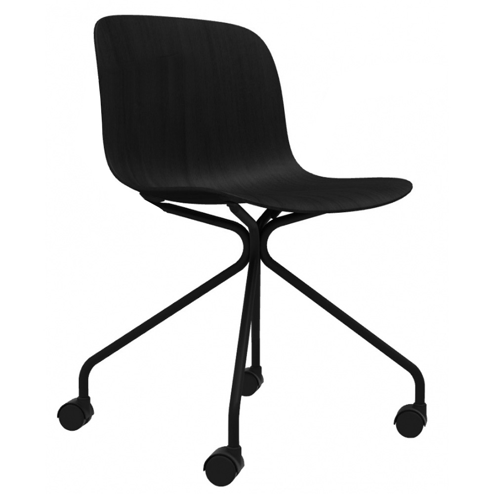 Silla Troy Star Madera Ruedas Magis