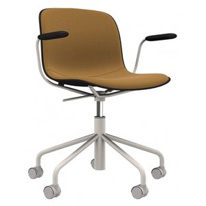 Silla Troy Star Polipropileno Tapizada Ruedas Magis