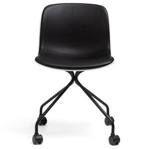Silla Troy Star Polipropileno Tapizada Ruedas Magis