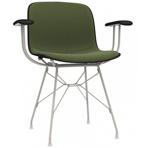 Silla Troy wireframe Polipropileno Tapizada Magis