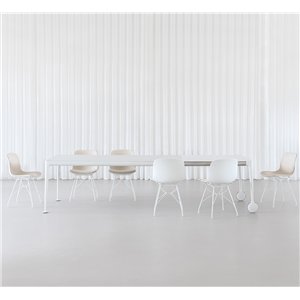 Silla Troy wireframe Polipropileno Tapizada Magis