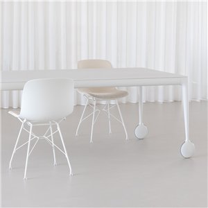Silla Troy wireframe Polipropileno Tapizada Magis